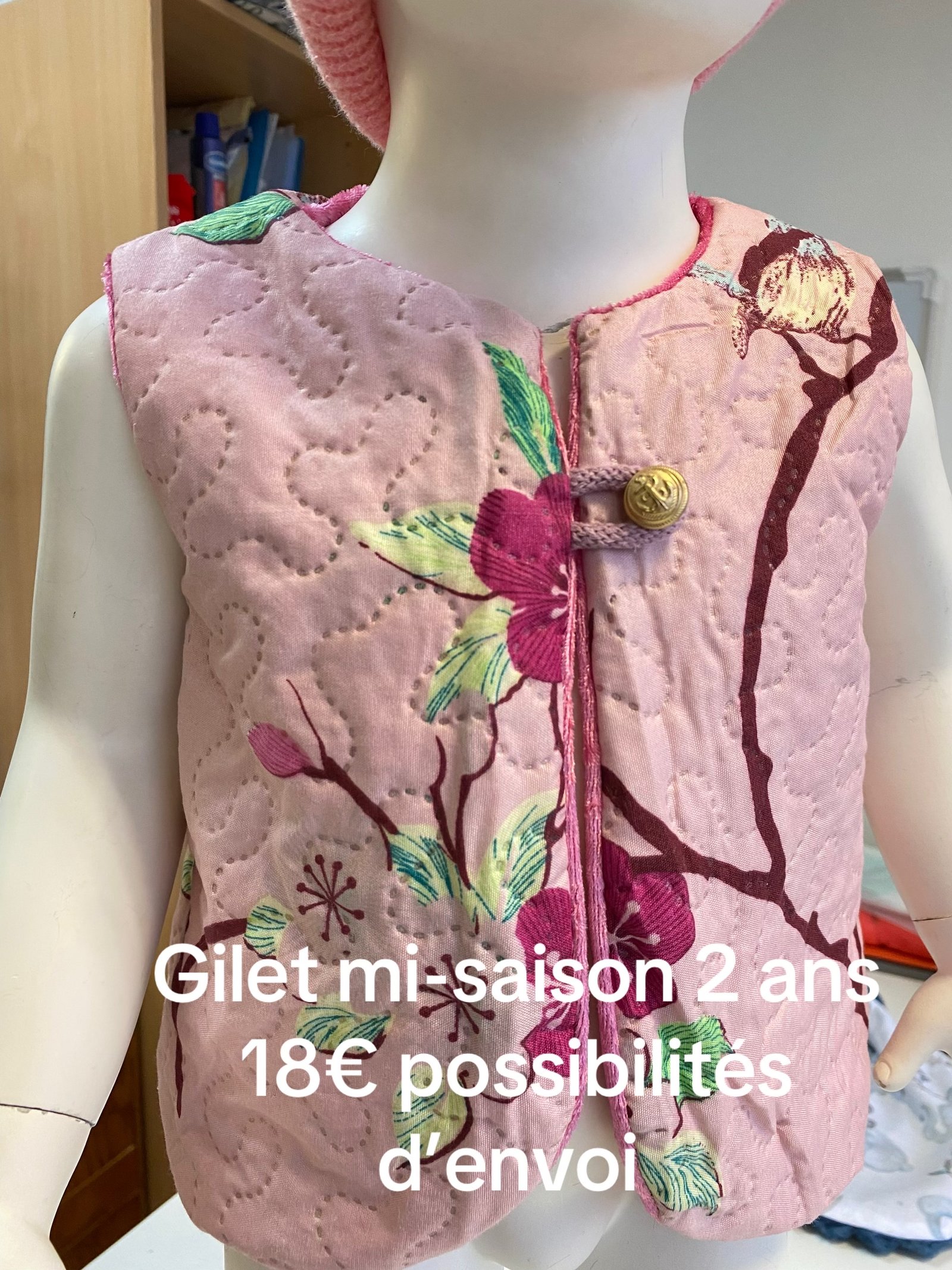 Gilet berger été reversible