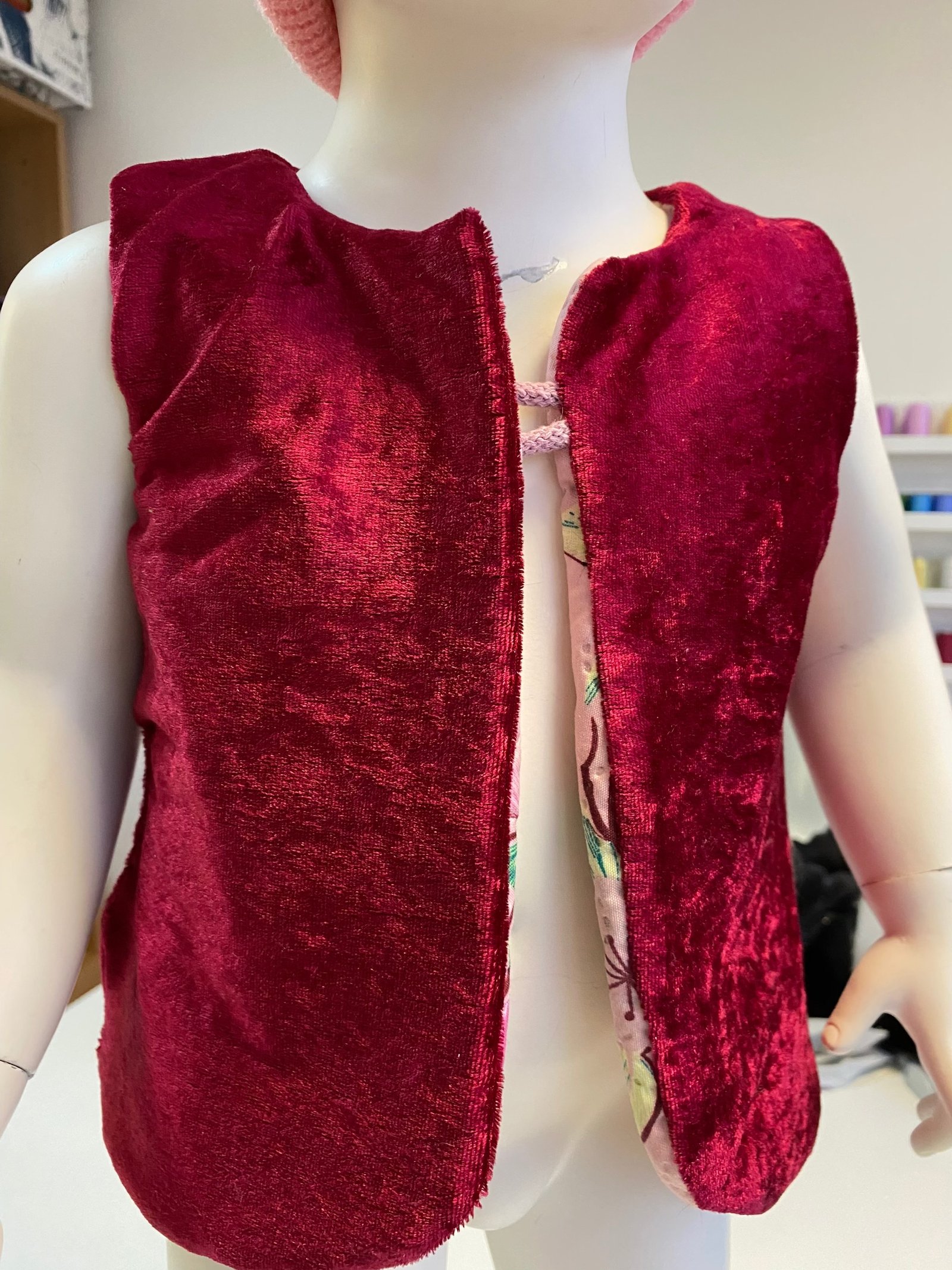 Gilet berger été reversible